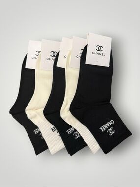 Source Unknown Box of 5 Pairs Ankle Sock Set